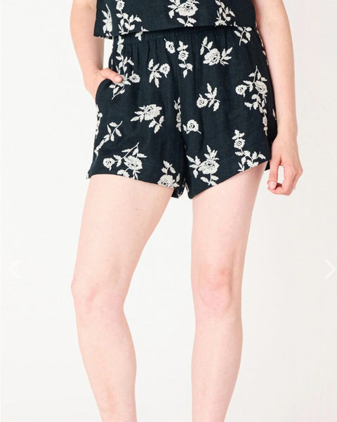 PENELOPE Shorts - Black/Ivory