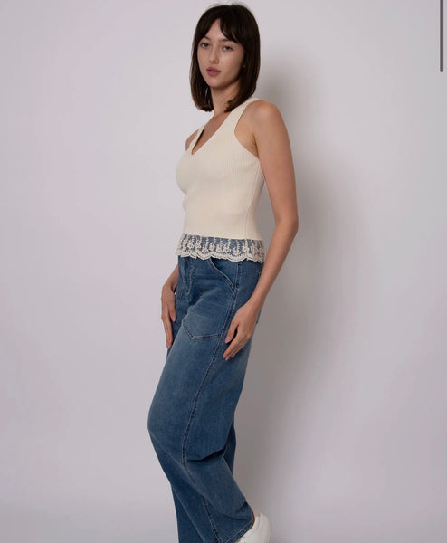 Amani Tank - Cream
