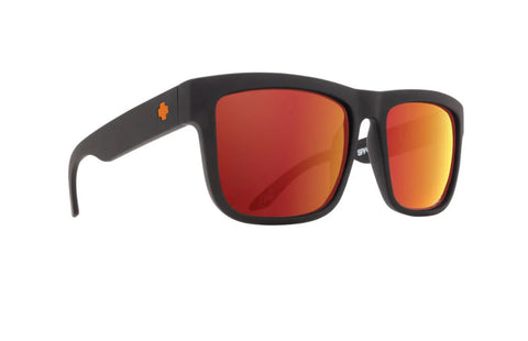 DISCORD- SPY + Dale Jr Matte Black Lens Happy Gray Green with Orange Spectra Mirror