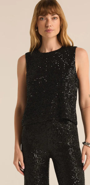 SLOANE SEQUIN TOP