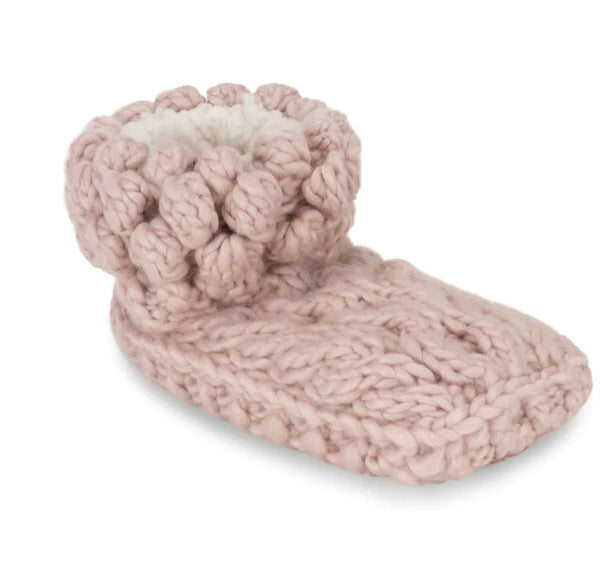 Whimsy Knit Bootie - Medium Pink