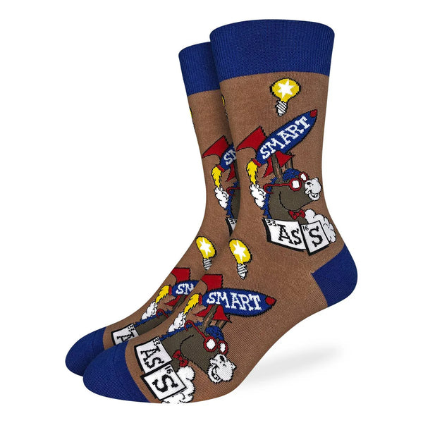 MENS GOOD LUCK SOCKS (SIZE 7-12)- many patterns