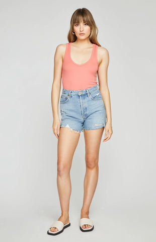 Boscoe Tank Top- Coral