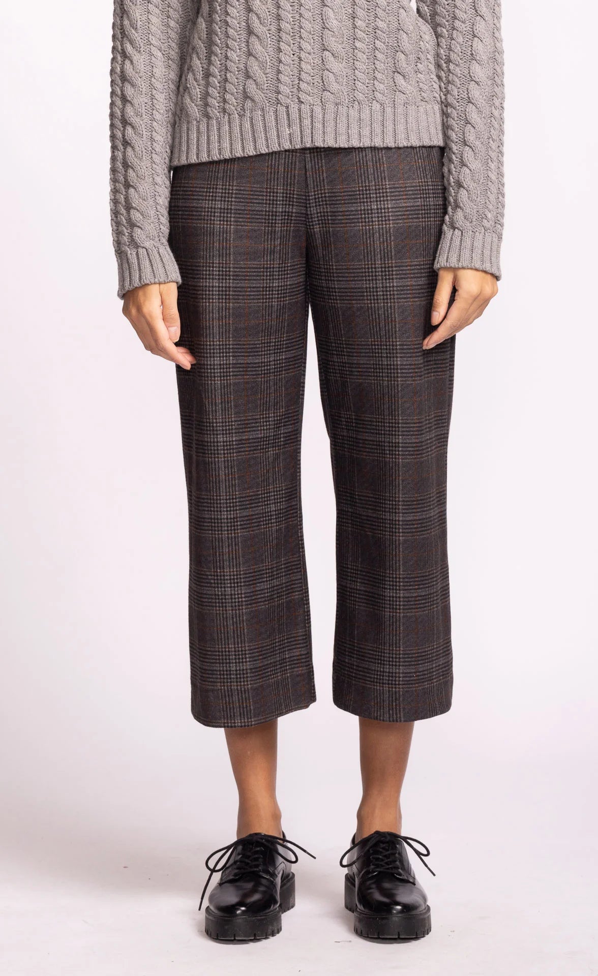 Nadia Pants Orange/Plaid