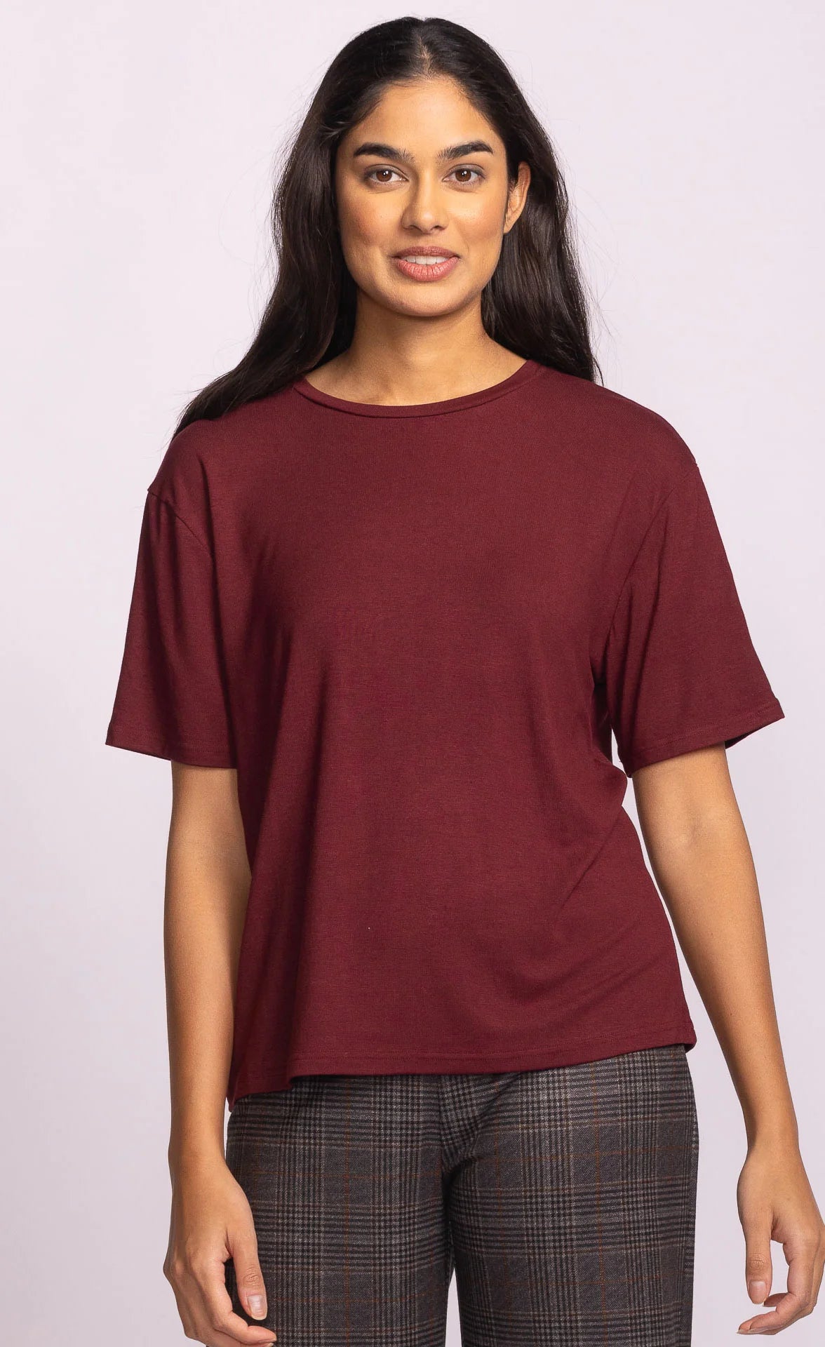 The Camilla Top Burgundy