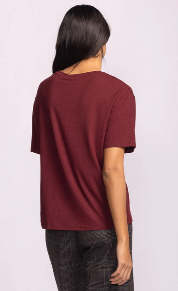 The Camilla Top Burgundy