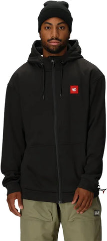 BONDED FLEECE ZIP HOODIE