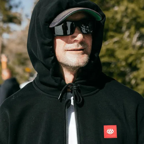 BONDED FLEECE ZIP HOODIE