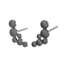 Leah Hematite Earrings