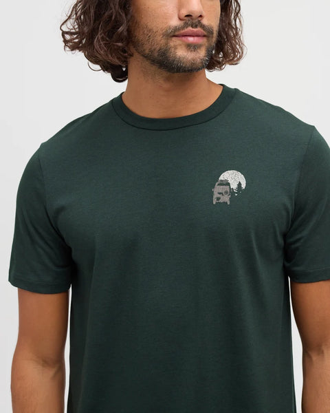 Mountain Pass Tee - Dark Forest Green/Ashwood