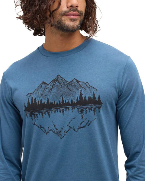 Mountain Portal Longsleeve - Blue Horizon/Meteorite Black
