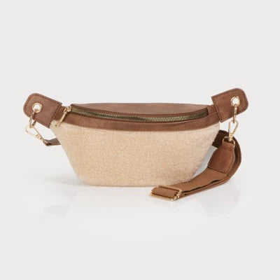 Sherpa Belt Bag - beige