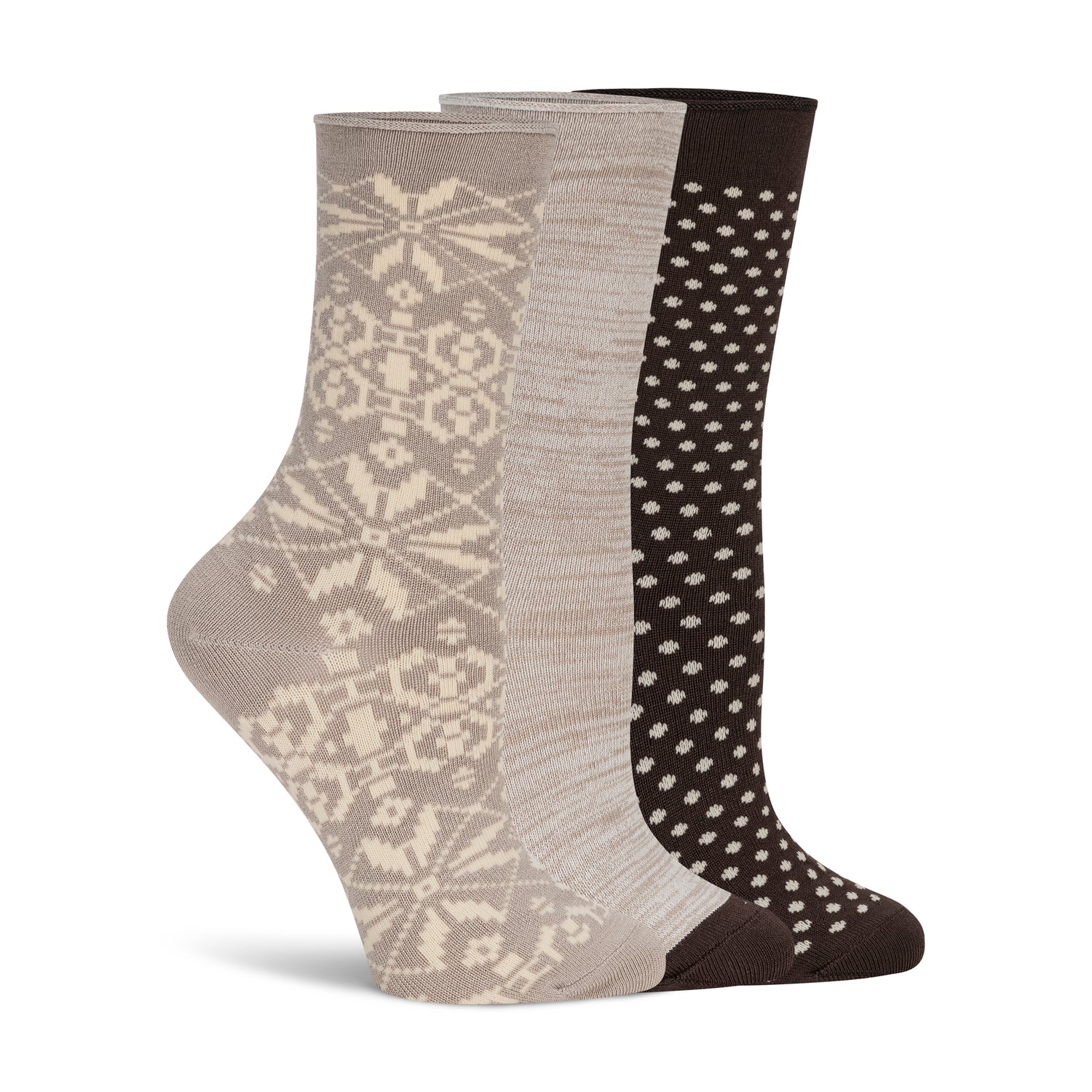 Women's Recycled Powder Crew Sock - 3 Pack