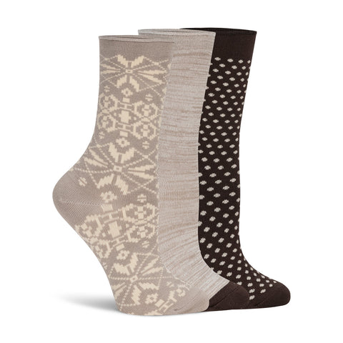 Women's Recycled Powder Crew Sock - 3 Pack