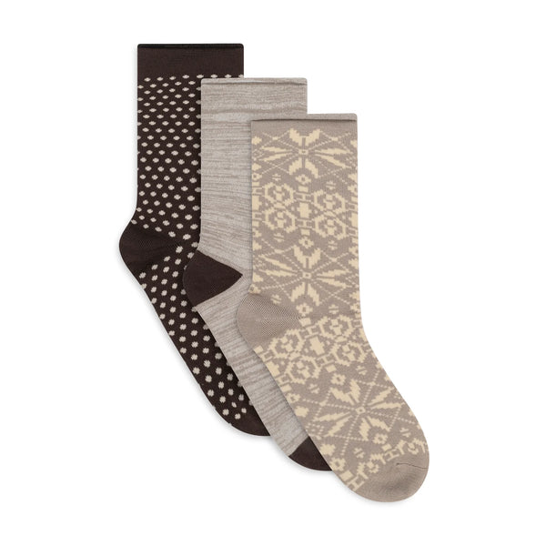 Women's Recycled Powder Crew Sock - 3 Pack