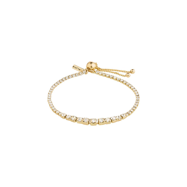SKY TENNIS CRYSTAL BRACELET- Gold