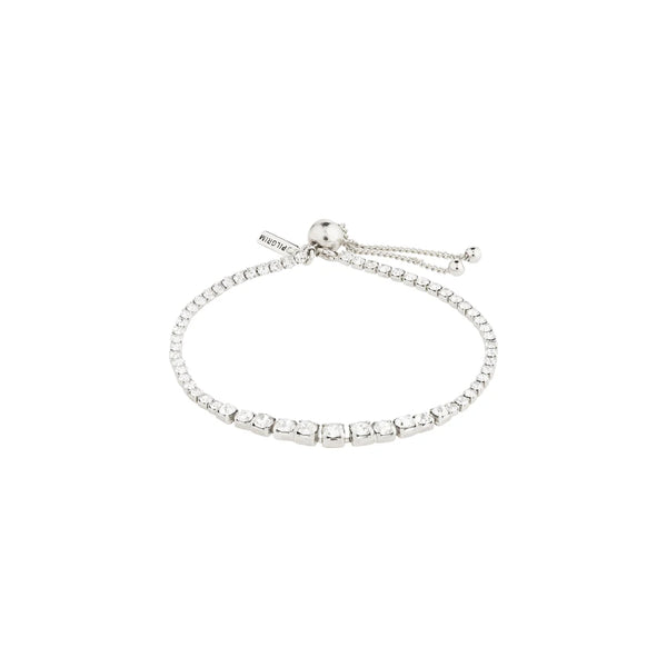 SKY TENNIS CRYSTAL BRACELET- Silver