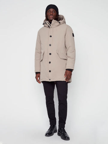 NIGEL-SAND Men's Anorak Parka with Banana Sleeves