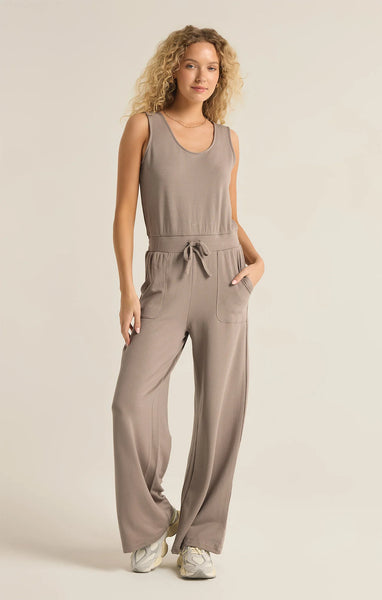 LAYOVER JUMPSUIT - slate grey