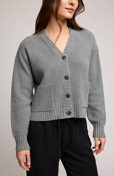 Mabel Cardigan- Heather Grey