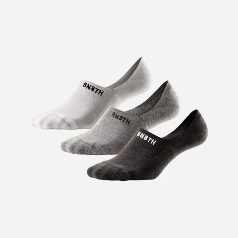 Classic No Show Sock
Black/Heather Grey/White 3 Pack