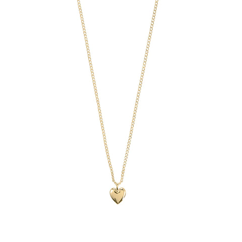 ALAIA TINY HEART PENDANT NECKLACE