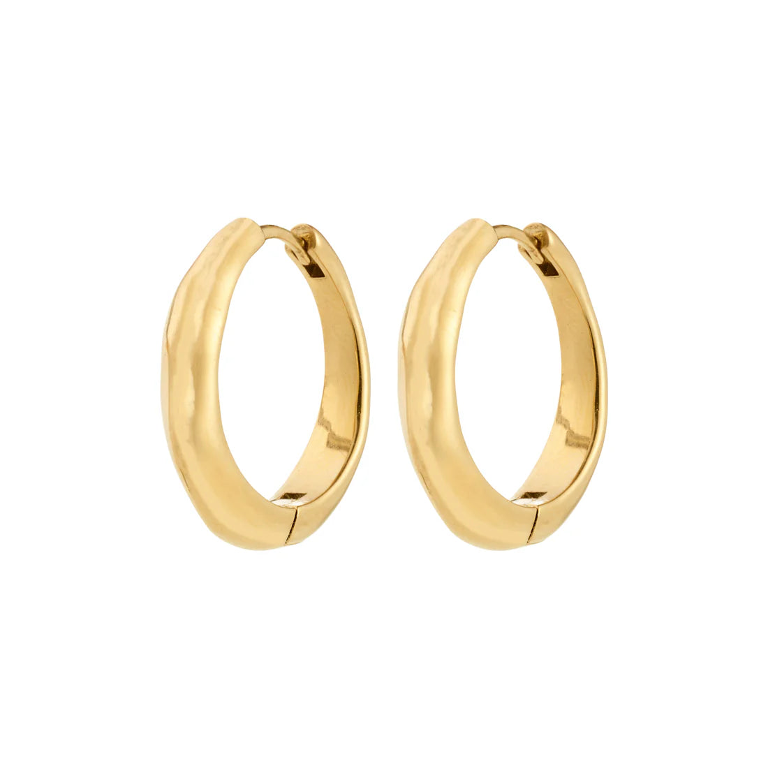 HARRISON WAVY HOOP EARRING
