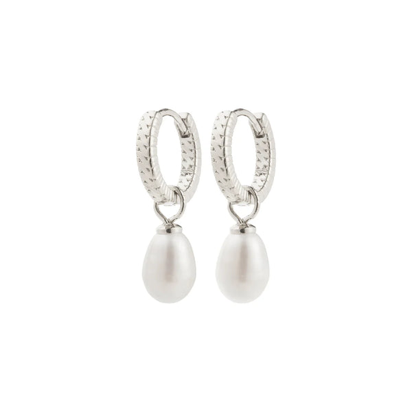 ELLIANA FRESHWATER PEARL HOOP EARRING