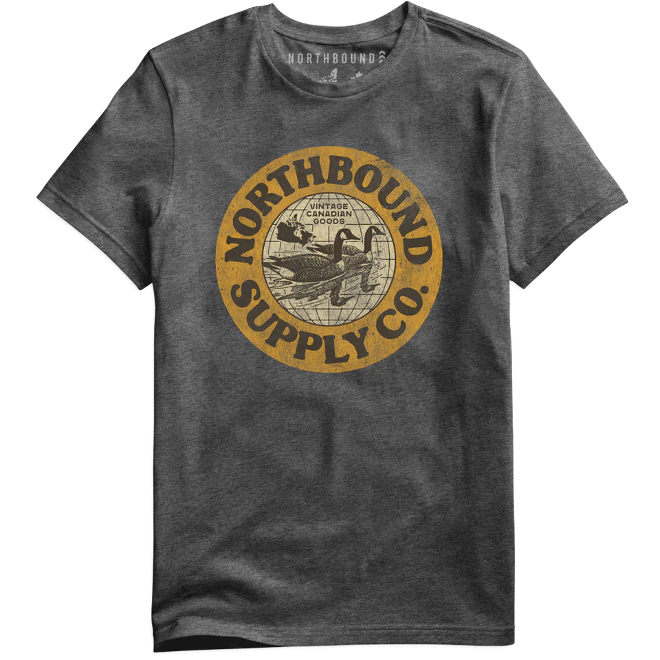 Geese T-Shirt - Charcoal