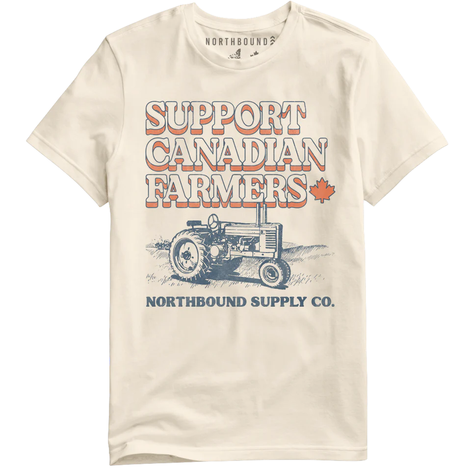 Support Farmers T-Shirt - Natural
