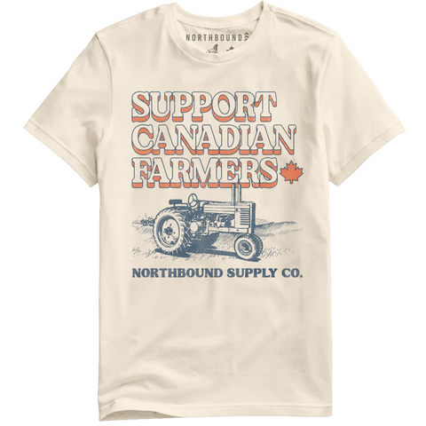 Support Farmers T-Shirt - Natural