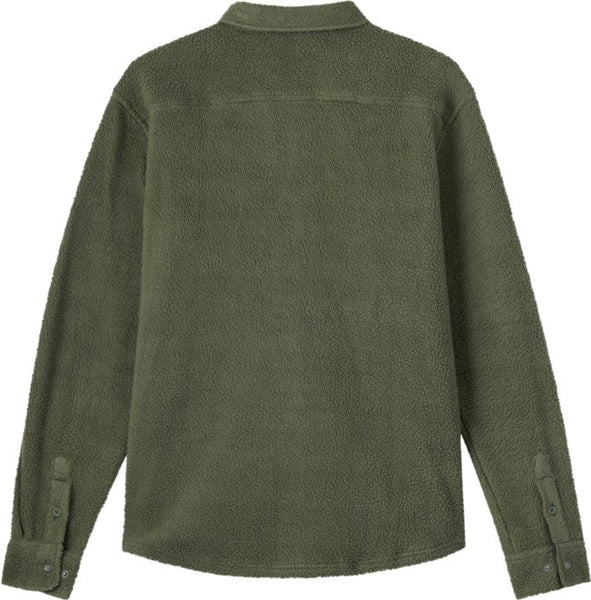 Glacier High Pile Overshirt Superfleece - Dark Olive