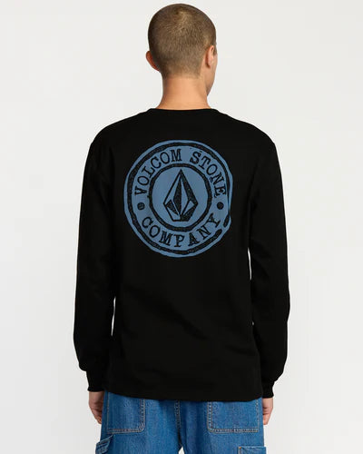 Logo Stamp Longsleeve - Black