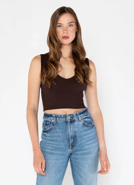 BAMBOO DEEP V RIB TOP