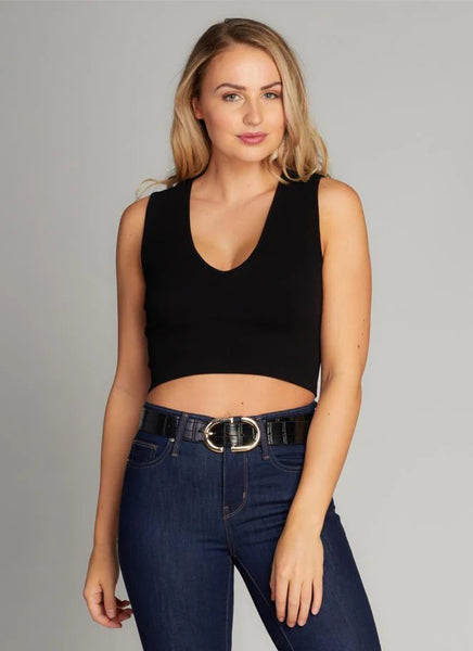 BAMBOO DEEP V RIB TOP