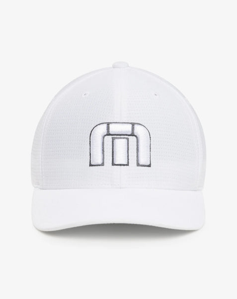 B-BAHAMAS FITTED HAT- white