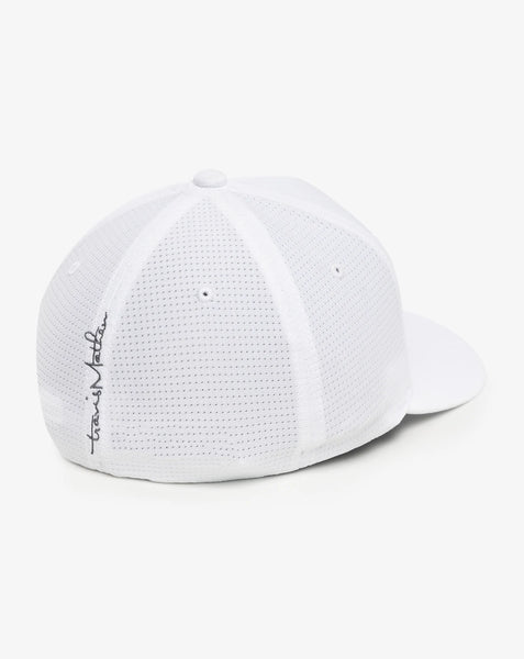 B-BAHAMAS FITTED HAT- white