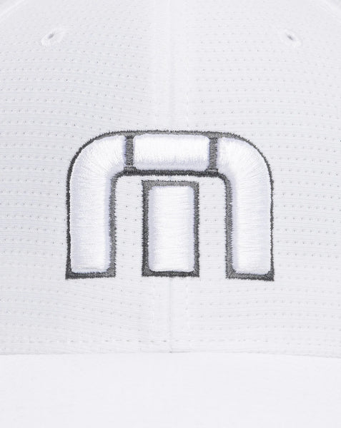 B-BAHAMAS FITTED HAT- white
