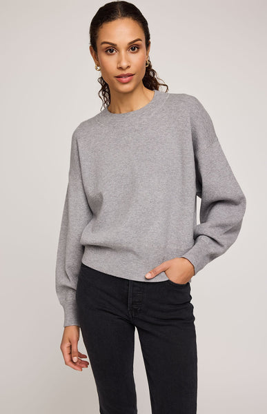 Alfie Crewneck Sweater - Heather Grey