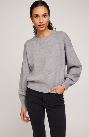 Alfie Crewneck Sweater - Heather Grey