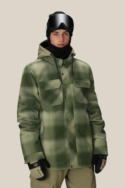 Woodland Insulated Jacket - Sage Plaid