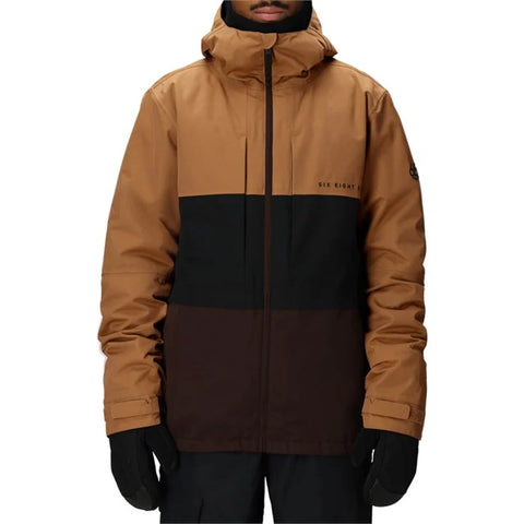 Smarty 3-IN-1 Form Jacket – Caramel Colourblock