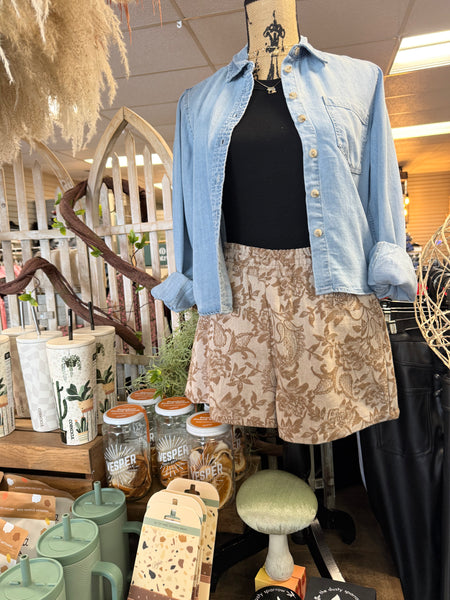 Victoria Linen Shorts