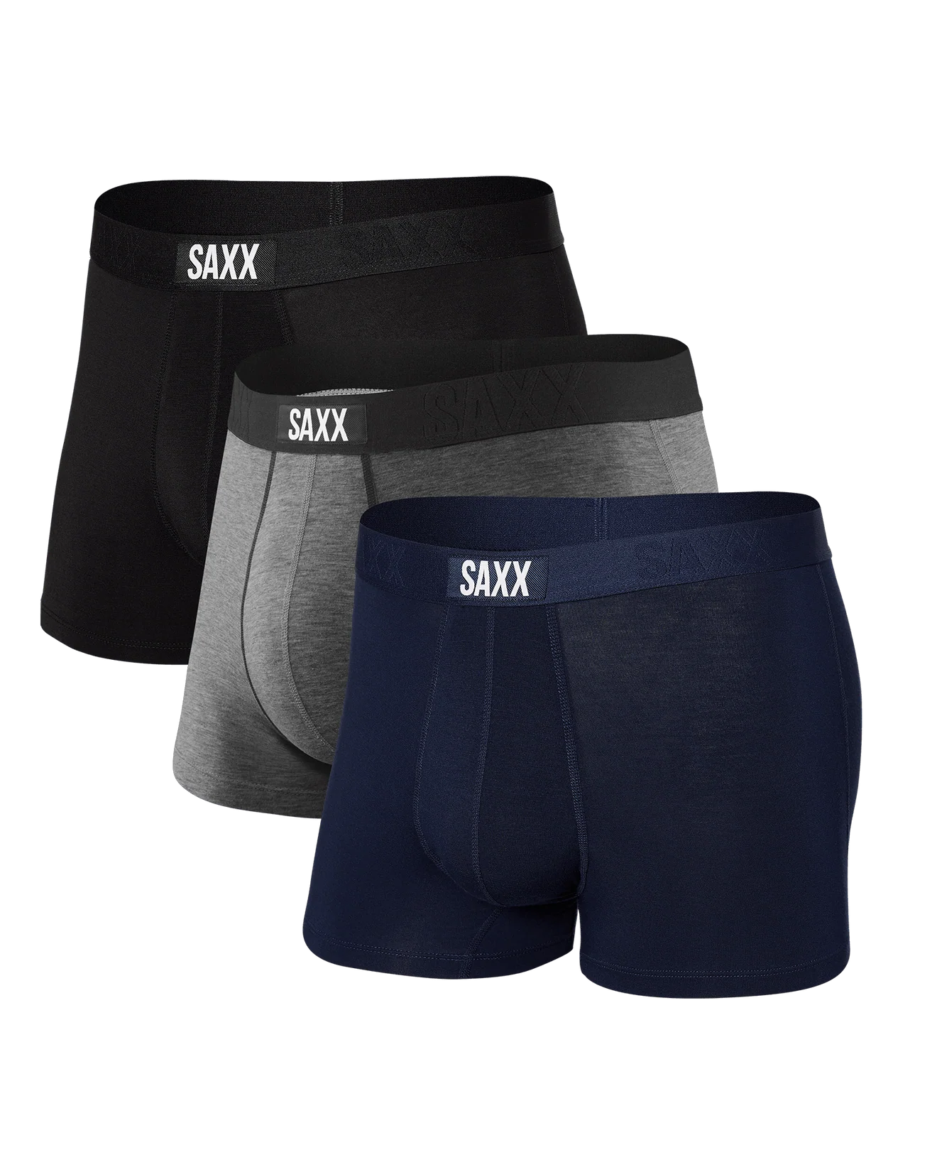 VIBE XTRA SOFT 3 PACK - Black/Dark Grey/ Navy