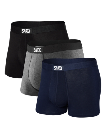 VIBE XTRA SOFT 3 PACK - Black/Dark Grey/ Navy