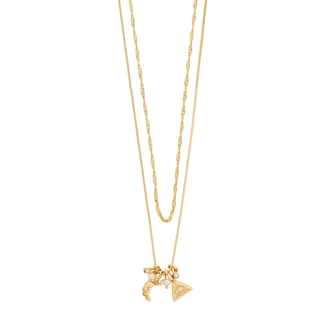 BETWEEN 2-in-1 Necklace - Gold Plated