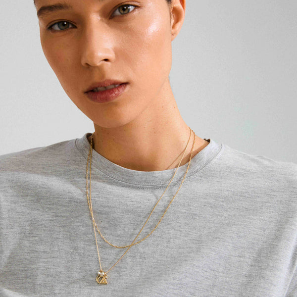 BETWEEN 2-in-1 Necklace - Gold Plated
