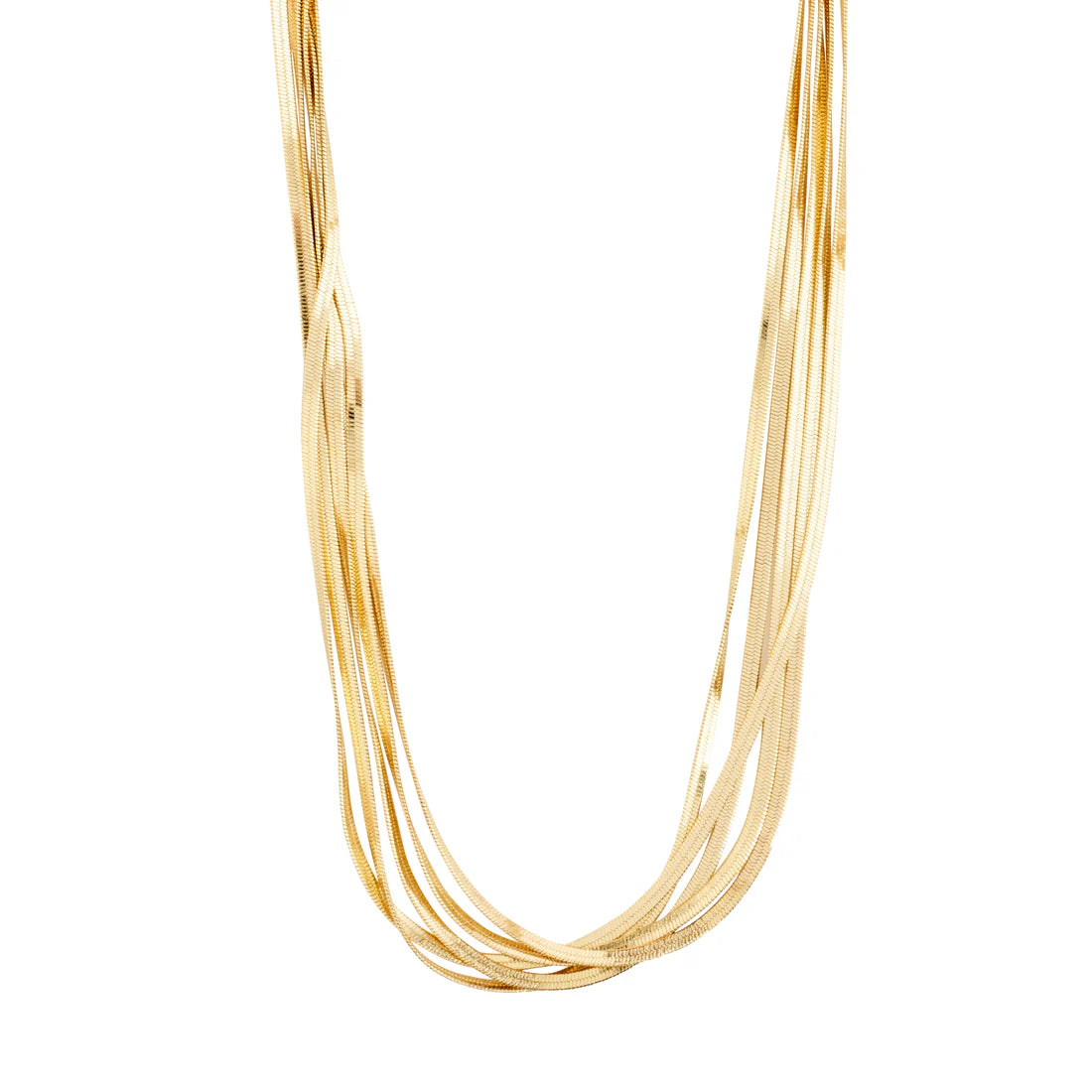 KIRA Layered Chains Necklace - Gold Plated