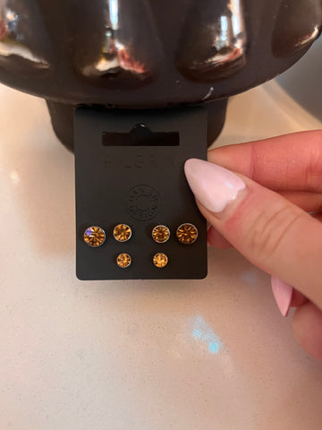 BECK EARRINGS - Silver Plated