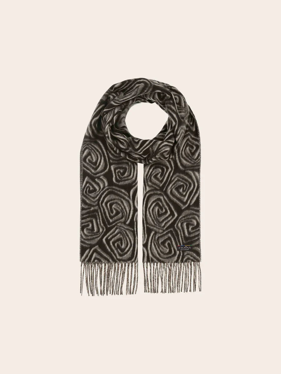 Cashmink Scarf With Rose Design